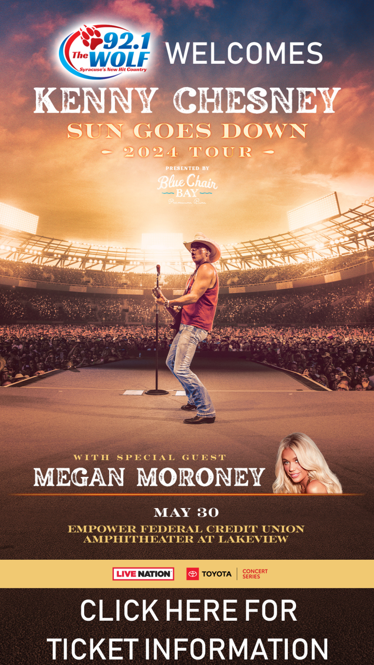 Kenny Chesney with Megan Moroney at the Amphitheater! Syracuse's 1